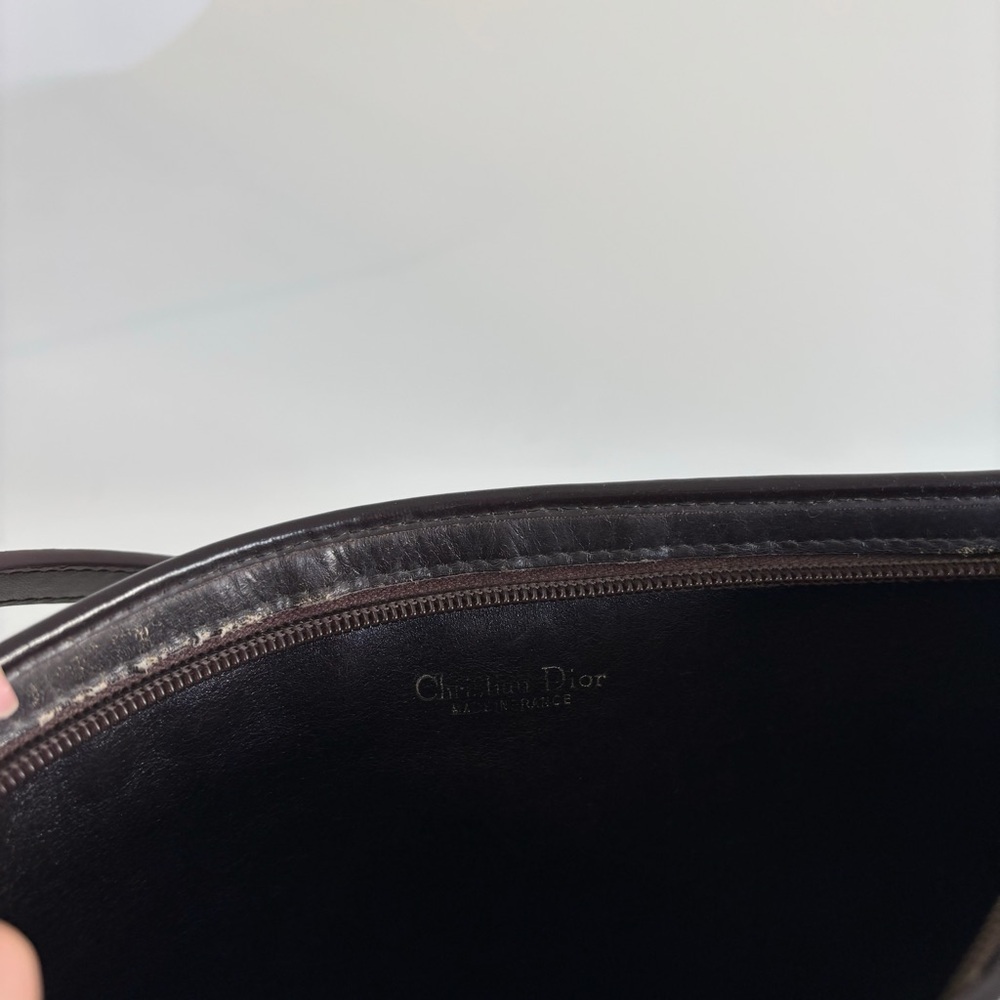 CHRISTIAN DIOR TROTTER CANVAS SHOULDER BAG - Picture 8 of 11